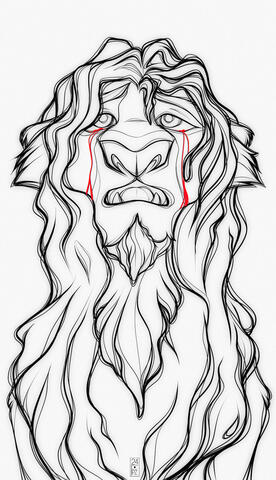 Mbali crying blood experimental piece.