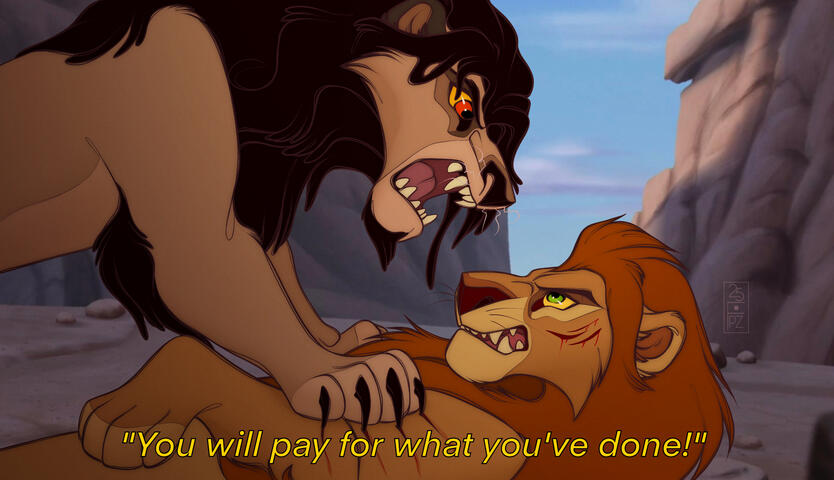 Mbali fighting the rogue who killed Malka