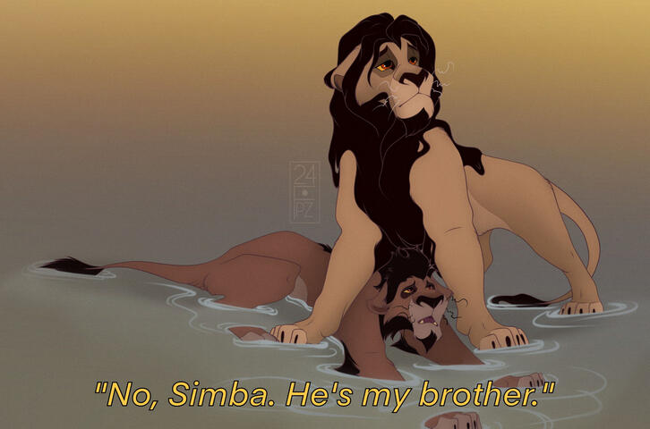 Mbali stops Simba from attacking Nuka.