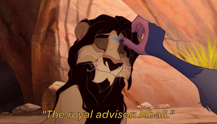 Mbali is named the Royal Advisor of the Pridelands.